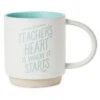 Hallmark A Teacher's Heart Mug, 16 Oz. -Hallmark Shop A Teachers Heart Ceramic Mug 1MUG3555 01