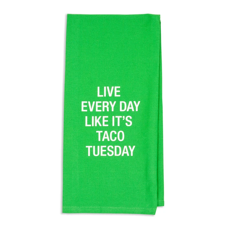 Taco Tuesday Funny Tea Towel 1 Taco Tuesday Funny Tea Towel