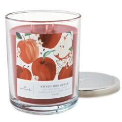 Hallmark Sweet Red Apple 3-Wick Jar Candle, 16 Oz. -Hallmark Shop Apple Grove 3Wick Jar Candle 1BGC1080 03