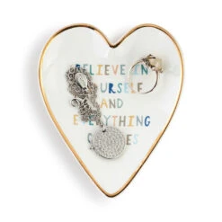 Demdaco Believe In Yourself Art Heart Trinket Dish -Hallmark Shop Believe In Yourself Art Heart Trinket Dish 1003480395 03