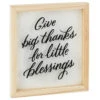Hallmark Big Thanks Framed Quote Sign, 7x8 5 Hallmark Big Thanks Framed Quote Sign, 7x8 -Hallmark Shop Big Thanks for Little Blessings Framed Quote Sign 1SNN1066 01