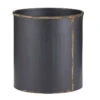 Black Recycled Iron And Brass Crock -Hallmark Shop Black Recycled Iron and Brass Crock G5762 01