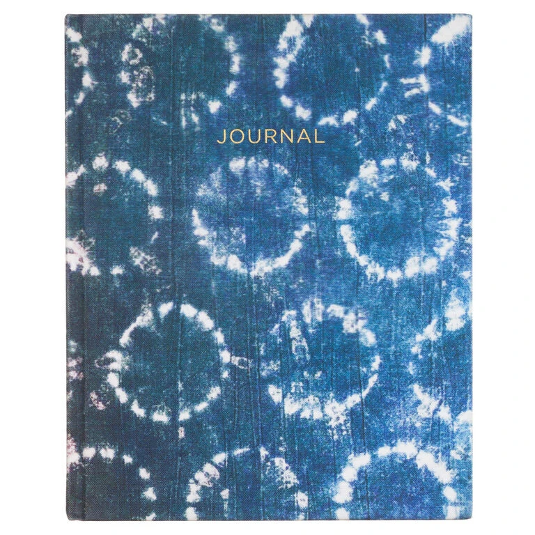 Blue Shibori Circles Tie-Dye Notebook 1 Blue Shibori Circles Tie-Dye Notebook
