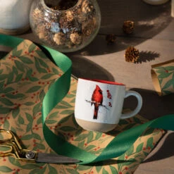 Cardinal And Holly Mug And Matching Card 7 Cardinal And Holly Mug And Matching Card -Hallmark Shop Cardinal Mug on Holly Branch With Card 2020220253 04