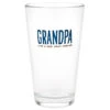 Hallmark Grandpa: Like A Dad, Only Cooler Pint Glass, 16 Oz. -Hallmark Shop Cool Grandpa Pint Glass 1BRW3230 01