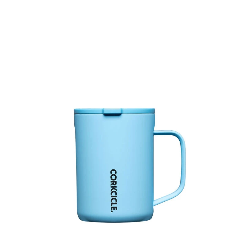 Corkcicle Santorini Blue Stainless Steel Coffee Mug, 16 Oz. 1 Corkcicle Santorini Blue Stainless Steel Coffee Mug, 16 Oz.