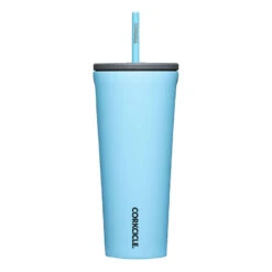 Corkcicle Santorini Aqua Stainless Steel Tumbler, 24oz.