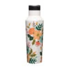 Corkcicle Rifle Paper Co. Stainless Steel Lively Floral Sport Canteen, 20 Oz. -Hallmark Shop Corkcicle Rifle Paper Co. White Floral Sport Canteen RP2020GCL 01