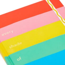 Hallmark Crayola® Every Shade Of Happy Hardback Notebook 11 Hallmark Crayola® Every Shade Of Happy Hardback Notebook -Hallmark Shop Crayola Rainbow Stripe Hardcover Notebook 3HWJ2112 05
