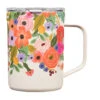 Corkcicle Rifle Paper Co. Garden Party Mug, 16 Oz. -Hallmark Shop Cream Garden Party Insulated 16oz. Mug With Lid RP2516GCGP 01