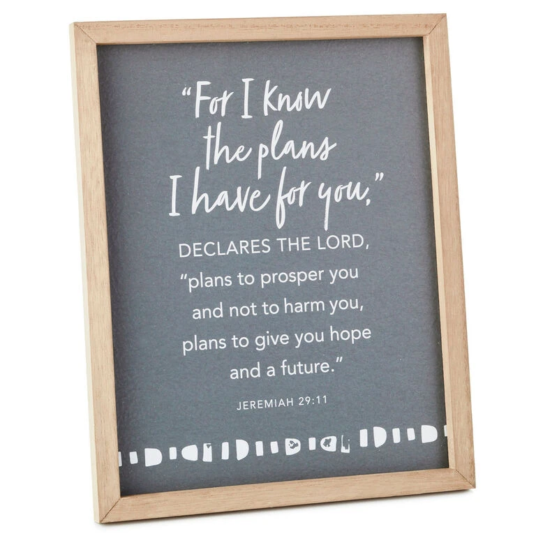 Hallmark The Plans I Have For You Framed Quote Sign, 8x10 1 Hallmark The Plans I Have For You Framed Quote Sign, 8x10