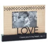 Hallmark I Have You In My Heart Picture Frame, 4x6 -Hallmark Shop DaySpring Love Wood and Metal Picture Frame 1REL2012 01
