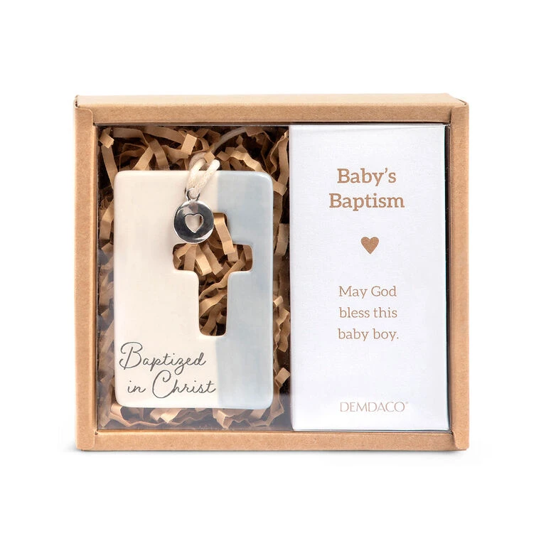 Demdaco Blue Baptism Token 2 Demdaco Blue Baptism Token - Image 2