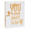 Hallmark Disney Mickey And Minnie Meant To Be Quote Sign 2 Hallmark Disney Mickey And Minnie Meant To Be Quote Sign -Hallmark Shop Disney Mickey and Minnie Meant to Be Sentiment 1DYG2049 01