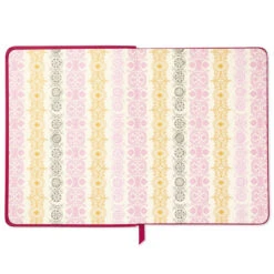 Hallmark Embossed Border Fuchsia Faux Leather Notebook -Hallmark Shop Embossed Border Fuchsia Faux Leather Notebook 5HWJ6937 03