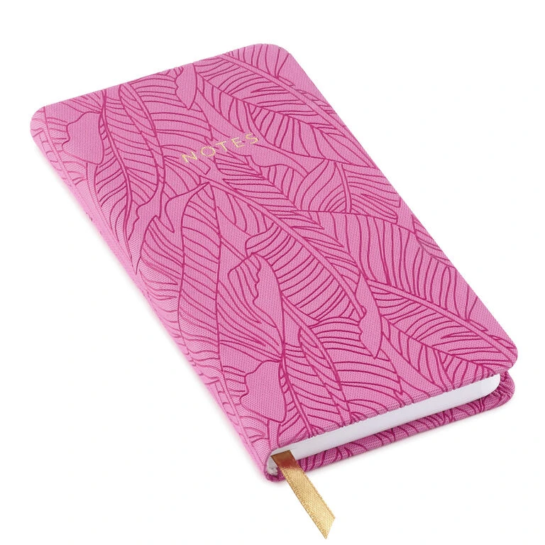Hallmark Etched Leaves Pink Slim Notebook 1 Hallmark Etched Leaves Pink Slim Notebook