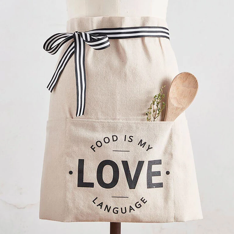 Food Is My Love Language Waist Apron 2 Food Is My Love Language Waist Apron - Image 2
