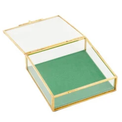 Hallmark The Love Of A Friend Glass Pet Memory Box, 5x5 -Hallmark Shop Glass and Metal Memory Keeper Box for Loss of Pet 1BMK1616 02