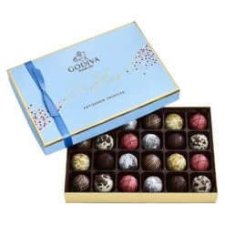 Godiva Assorted Pâtisserie Dessert Truffles Gift Box, 24 Pieces