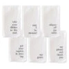 Good Manners White Cloth Napkins, Set Of 6 7 Good Manners White Cloth Napkins, Set Of 6 -Hallmark Shop Good Manners White Cloth Napkins G2644 01