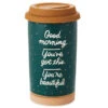 Hallmark Good Morning Ceramic Travel Mug, 12 Oz. 4 Hallmark Good Morning Ceramic Travel Mug, 12 Oz. -Hallmark Shop Good Morning Ceramic Travel Mug 1SNN1079 01