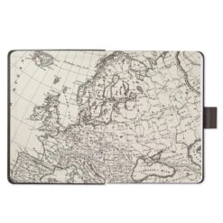 Hallmark Gray Etched Compass Faux Leather Notebook -Hallmark Shop Gray Etched Compass Faux Leather Notebook 1HWJ1851 03