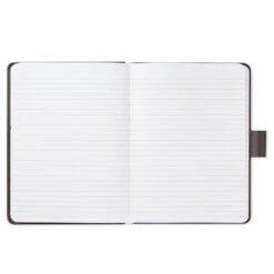 Hallmark Gray Etched Compass Faux Leather Notebook -Hallmark Shop Gray Etched Compass Faux Leather Notebook 1HWJ1851 04