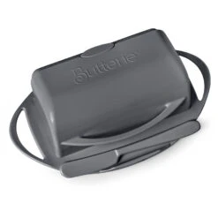 Gray Butterie Flip-Top Butter Dish 6 Gray Butterie Flip-Top Butter Dish -Hallmark Shop Gray Plastic FlipTop Butter Dish With Knife BTRGRY1010 03