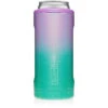 BruMate Glitter Mermaid Stainless Steel Skinny Can Cooler, 12 Oz. -Hallmark Shop Green and Purple Slim Can Cooler HS12GLTQ 01