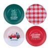 Hallmark Channel Appetizer Plates, Set Of 4 -Hallmark Shop Hallmark Channel Assorted Ceramic Appetizer Plates 1XKT3528 01