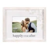 Malden Happily Ever After Rustic White Wood Picture Frame, 4x6 -Hallmark Shop Happily Ever After White Wood Picture Frame 342846 01