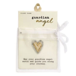 Demdaco Guardian Angel Heart Token -Hallmark Shop Heart Pocket Token 1008100033 03