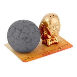 Hallmark Indiana Jones™ Boulder And Idol Salt And Pepper Shakers, Set Of 2 -Hallmark Shop Indiana Jones Boulder and Idol Salt and Pepper Shakers 1IDJ1003 04