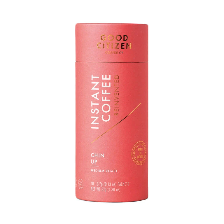 Good Citizen Instant Coffee Chin Up Medium Roast, Pack Of 10 1 Good Citizen Instant Coffee Chin Up Medium Roast, Pack Of 10