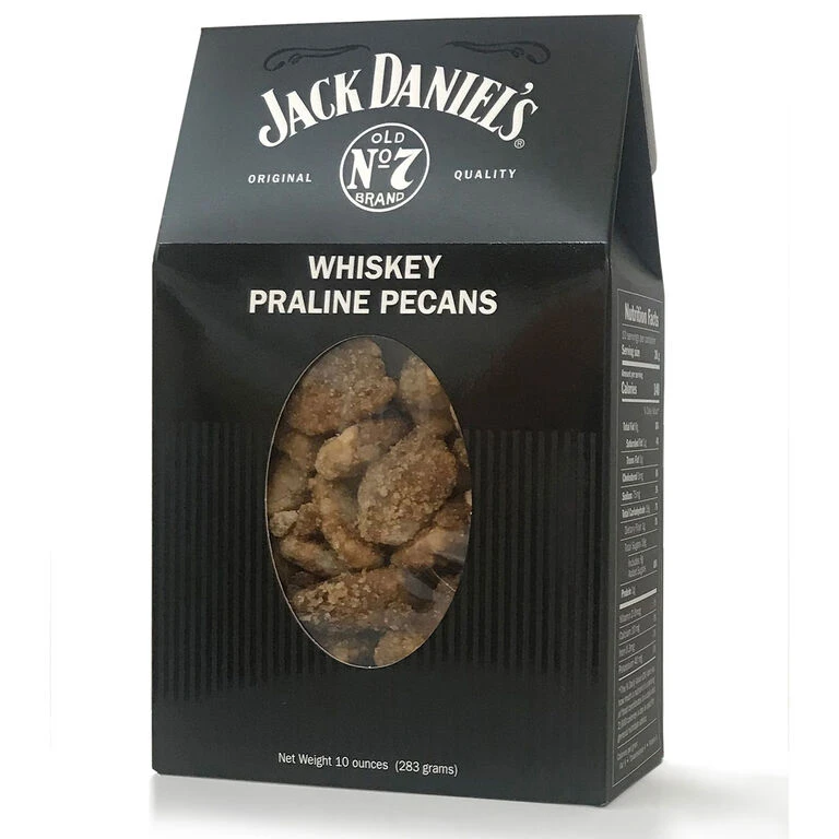 Jack Daniel's Whiskey Praline Pecans Box, 10 Oz. 1 Jack Daniel's Whiskey Praline Pecans Box, 10 Oz.
