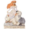 Enesco Jim Shore Disney Ariel, Scuttle And Max White Woodland Figurine, 7.75" 3 Enesco Jim Shore Disney Ariel, Scuttle And Max White Woodland Figurine, 7.75" -Hallmark Shop Jim Shore Ariel Scuttle and Max White Woodland Figurine 6008066 01