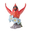 Enesco Jim Shore Caring Cardinal Forget-Me-Not Figurine, 4.8" -Hallmark Shop Jim Shore Caring Cardinal ForgetMeNot Figurine 6009698 01