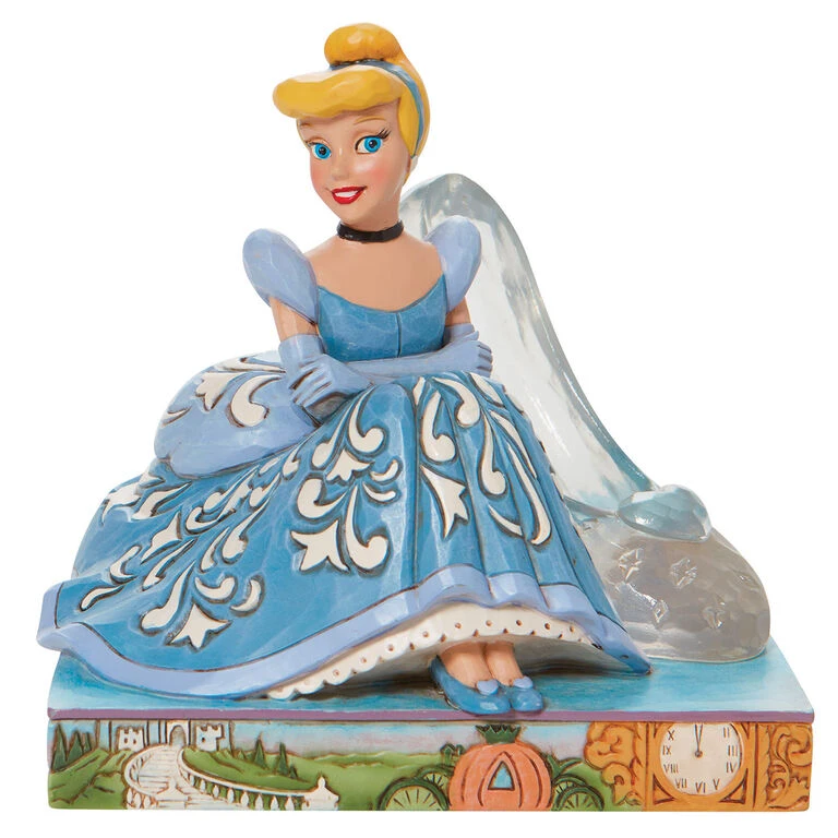 Enesco Jim Shore Disney Cinderella And Glass Slipper Figurine, 5.3" 1 Enesco Jim Shore Disney Cinderella And Glass Slipper Figurine, 5.3"