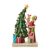 Enesco Jim Shore Dr. Seuss Grinch And Cindy Lou Who Decorating Tree Figurine, 10.4" -Hallmark Shop Jim Shore Grinch and Cindy Lou Who Decorate Tree Figurine 6012694 01