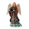 Enesco Jim Shore Holiday Manor Angel Figurine, 9.25" 3 Enesco Jim Shore Holiday Manor Angel Figurine, 9.25" -Hallmark Shop Jim Shore Holiday Manor Angel Wreath Figurine 6012886 01