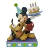 Enesco Jim Shore Mickey And Pluto Happy Birthday Pal Figurine, 6.2" 4 Enesco Jim Shore Mickey And Pluto Happy Birthday Pal Figurine, 6.2" -Hallmark Shop Jim Shore Mickey and Pluto Birthday Figurine 6007058 01