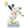 Enesco Jim Shore Peanuts Snoopy Birthday Dance Figurine, 5.25" -Hallmark Shop Jim Shore Snoopy Birthday Party Figurine 6010116 01