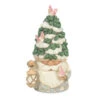 Enesco Jim Shore White Woodland Gnome With Evergreen Tree Hat Figurine, 7.09" -Hallmark Shop Jim Shore Woodland Gnome With Evergreen Hat Figurine 6012682 01
