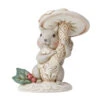 Enesco Jim Shore White Woodland Squirrel With Mushroom Figurine, 4" -Hallmark Shop Jim Shore Woodland Squirrel With Mushroom Figurine 6012686 01