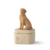 Willow Tree Light Brown Dog Figurine Keepsake Box -Hallmark Shop Light Brown Dog Figurine Keepsake Box 28176 01