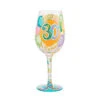 Lolita Happy 30th Birthday Handpainted Wine Glass, 15 Oz. -Hallmark Shop Lolita 30th Birthday Wine Glass 6010651 01