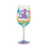 Lolita Happy 50th Birthday Handpainted Wine Glass, 15 Oz. -Hallmark Shop Lolita 50th Birthday Wine Glass 6010652 01