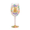 Lolita Happy 70th Birthday Handpainted Wine Glass, 15 Oz. -Hallmark Shop Lolita 70th Birthday Wine Glass 6010654 01