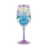 Lolita Best Grandma Ever Handpainted Wine Glass, 15 Oz. -Hallmark Shop Lolita Best Grandma Wine Glass 6010658 01