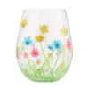 Lolita Field Of Dreams Handpainted Stemless Wine Glass, 20 Oz. 2 Lolita Field Of Dreams Handpainted Stemless Wine Glass, 20 Oz. -Hallmark Shop Lolita Field of Dreams Stemless Floral Wine Glass 6010896 01